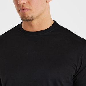 Camiseta de Verano Personalizada de Color Sólido, Corte Cuadrado, Algodón Grueso de Alta Calidad, para Hombre - Product Image 2