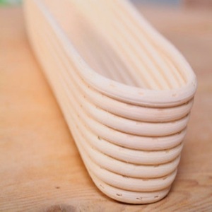 ตะกร้าหวายทรงสี่เหลี่ยมสำหรับพักแป้งขนมปัง ทำมือ ขนาด 25x18x8 ซม. สีขาว แบนเนตอง ขายส่งจากเวียดนาม มีตัวอย่างให้ฟรี - Product Image 3