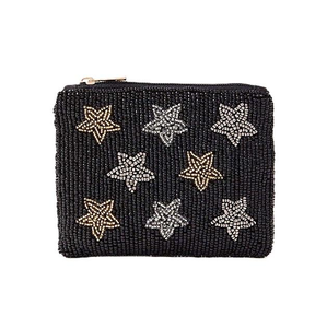 Monedero de Verano con Bordado de Cuentas de Semillas, Estilo Clásico, Vibrante, Hecho a Mano, con Patrón de Dibujos Animados - Product Image 5