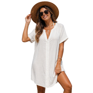 Robe de plage tendance et élégante pour femme, parfaite pour l'été, idéale pour la vente en gros – Cache-maillot de bain brillant pour la plage - Product Image 1