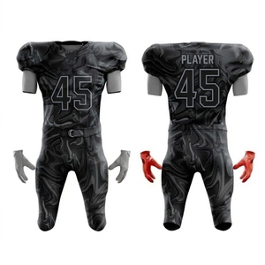 Uniforme de Fútbol Americano Sublimado Personalizado, Deportivo, con Acolchado Integrado, Sin Mangas, Cuello en V, Unisex, para Todas las Temporadas - Product Image 5