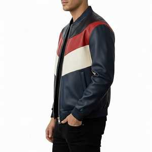 Men's <b>Leather</b> <b>Jacket</b> Custom Genuine Stand Autumn Short Casual Simple <b>Real</b> Cow <b>Leather</b> Coat Man Spring Winter <b>Jacket</b> Men - Product Image 3