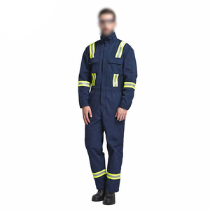 Hi VIS Coverall มองเห็นได้ชัดเจนทนทาน Workwear Hi Coverall สะท้อนแสงระบายอากาศชุดความปลอดภัย Hi VIS Coverall - Product Image 3