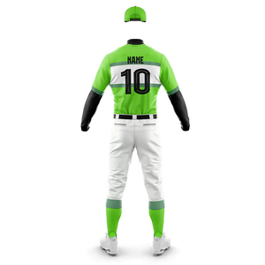 Uniformes de Béisbol de Alta Calidad de Fabricante Premium - Unisex, Color Sólido, Transpirables, Estampados, Antibacterianos, 100% Poliéster - Product Image 6