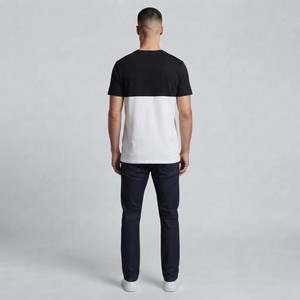 Camiseta de Hombre de Corte Regular en Poliéster/Algodón, de Alta Calidad, 220g, Lisa, para Impresión Personalizada, Antiarrugas - Product Image 5