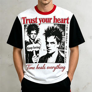Camiseta Oversize de Algodón Personalizada Estilo Urbano con Hombros Caídos y Estampado Gráfico - Product Image 6