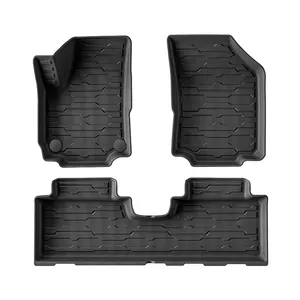 Car Interior Accessories Wholesale All Weather Designer Carpets Anti Slip Rubber Luxury Custom Universal TPE Car Floor Mats