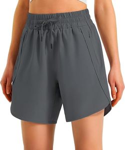 Shorts de sport légers et confortables pour femmes, 5 pouces, en polyester, pour la gym et les activités sportives - Product Image 2