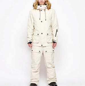 Mono de Esquí Profesional Unisex para Exteriores, Tecnología Impermeable, Secado Rápido, Aislamiento de Forro Polar, Cuello Alto - Product Image 1