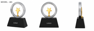 •Elegant metal <b>trophy</b> designed to honor excellence. - Product Image 5