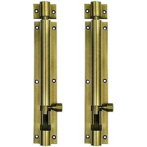 Industrial Latch Component Durable Standard Size Premium <b>Metal</b> Sliding Bolt Hardware Solid Polished Golden Finish - Product Image 3
