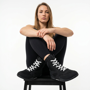 Zapatos de Boxeo Profesionales para Gimnasio y Fisicoculturismo para Hombre, Material de Cuero, Flexibles, con Cordones, Marca Podarcek, Modelo APS - Product Image 6