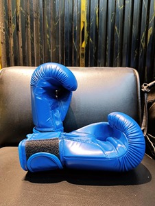 Guantes de Boxeo de Cuero Genuino, Impermeables y Transpirables, Acolchados, Profesionales, para Entrenamiento y Sparring, con Soporte de Muñeca Ajustable, Personalizables - Product Image 5