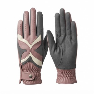 Gants d'équitation respirants pour hommes et femmes avec paume renforcée et fermeture de poignet sécurisée - Product Image 1