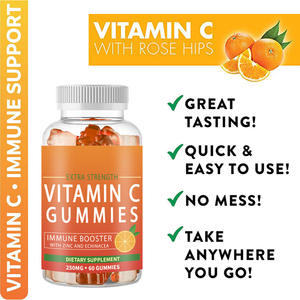 Gomitas de Vitamina C al por Mayor, Gomitas de Vitamina C de Grado Alimenticio, Suplemento Nutricional Premium, Suministro Directo de Fábrica desde India - Product Image 1