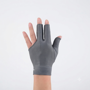 Gants de snooker à prix bas pour l'industrie du matériel de couture, confortables, ajustement flexible, tissu respirant, logo personnalisé - Product Image 3