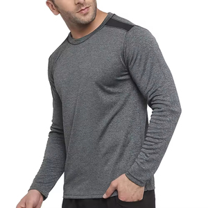 Camisetas Rash Guard de Manga Larga con Logotipo Personalizado al por Mayor, Transpirables, Ecológicas, de Secado Rápido, Compresión, Fitness, MMA, Unisex - Product Image 3