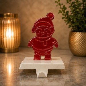 Best Handcrafted Metal <b>Stocking</b> <b>Holder</b> with Mantel Hook & Non Slip Base for Christmas <b>Stockings</b> Wreaths and Festive Accessories - Product Image 1