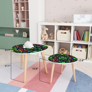 Table basse moderne élégante en bois naturel massif, style bois de manguier pour salon, meubles en bois à prix de gros - Product Image 3