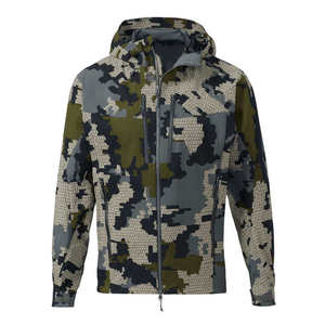Veste de chasse imperméable camouflage pour homme, veste softshell à capuche respirante coupe-vent pour la randonnée, l'escalade et la pêche - Product Image 1
