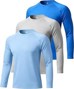 Camisetas de Manga Larga de Alta Calidad para Hombre, Protección Solar UV UPF 50+, Absorción de Humedad - Product Image 1