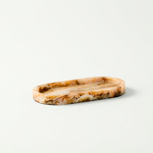 Plateau de service rond en résine poli, écologique, pour fêtes, maison, restaurant, hôtel, repas, décoratif, prix en gros, fait main - Product Image 3