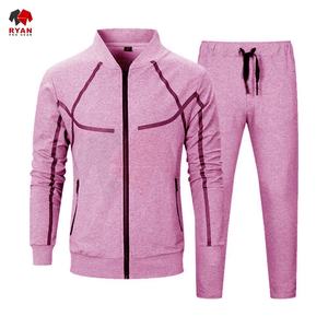Chándal personalizado para hombre Ryan Pro Gear, transpirable, de color sólido, tallas grandes, con impresión o bordado de logotipo personalizado, venta al por mayor. - Product Image 1