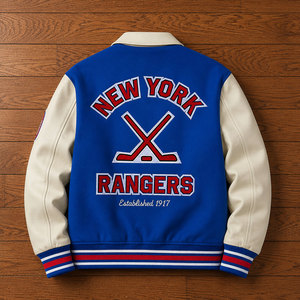 OVO University High Quality Custom Varsity Jacket New Design Heavy <b>Weight</b> Embroidered Logo Letterman Old School Jacket - Product Image 6