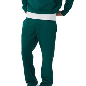 ชุดวอร์มผ้าฟลีซหนานุ่มทรงหลวมแบบขายส่ง เสื้อฮู้ดดี้ผ้าฟลีซหนานุ่มทรงหลวม ชุดวอร์มผู้ชายสำหรับออกกำลังกาย ชุดวอร์มยูนิเซ็กซ์แบบฟอกสี - Product Image 2