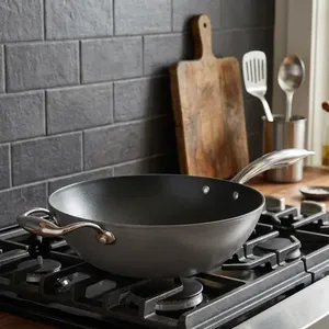 High Demand 24cm Cast Iron Non Stick Frying <b>Pan</b> Heavy Duty Nitrile Series Cookware for Frying <b>Grilling</b> Sautéing and Everyday - Product Image 4