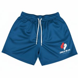 Shorts décontractés en polyester pour hommes, tissu doux, respirant, léger, taille élastique, confortable, à séchage rapide, pour la salle de sport et la course à pied - Product Image 1