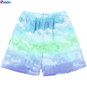 Pantalones Cortos de Baloncesto Personalizados, Transpirables, Estilo Casual de Verano, Pantalones Cortos Deportivos para Hombre con Cordón Ajustable, Pantalones Cortos de Baloncesto de Malla - Product Image 2