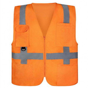 Custom Made Reversible Breathable Waterproof Safety Vest New Arrival Cheap Price High Quality Durable Canvas Men's Vest - Product Image 1