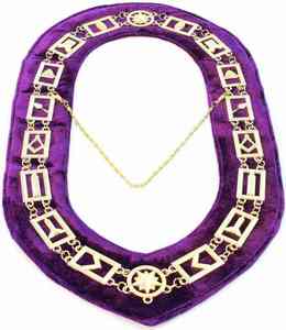 Chaîne de collier maçonnique personnalisée en métal de qualité supérieure avec porte-bijou décoratif, finition argentée et design personnalisé - Product Image 5
