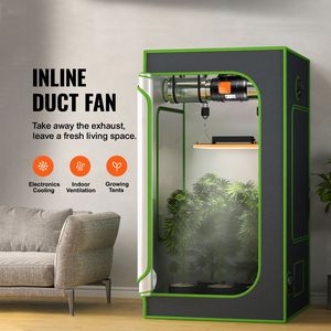 พัดลมดูดอากาศแบบอินไลน์ขนาด 8 นิ้ว 807 CFM พร้อมตัวควบคุมอุณหภูมิและความชื้น มอเตอร์ EC เงียบ ระบบระบายอากาศแบบ Axial Flow - Product Image 5