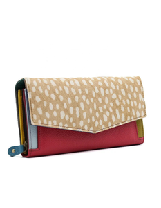 Bolso de mano de cuero de piel de animal de estilo occidental Bolso de mano de cuero multicolor para mujer al por mayor - Product Image 2