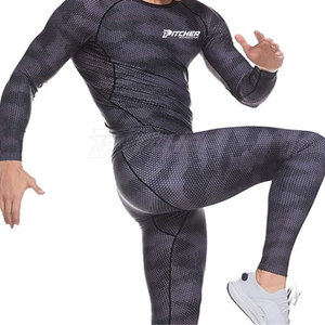 Conjunto de Rashguard Profesional para Hombre, Ropa Deportiva Elástica y Resistente para Entrenamiento y Alto Rendimiento Atlético - Product Image 5