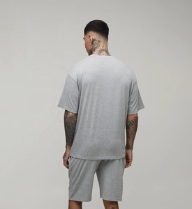 เสื้อยืดผู้ชาย OEM/ODM ขายส่ง ผลิตตามสั่ง ผ้าฝ้าย 100% เสื้อยืดเปล่า ยูนิเซ็กซ์ เสื้อยืดผู้ชายคุณภาพสูง พิมพ์โลโก้ได้ - Product Image 2