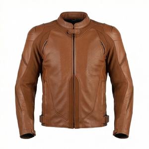 Chaqueta de Motociclista de Cuero Genuino para Hombre de la Mejor Calidad, Nueva Colección de Invierno, Chaquetas de Motocicleta con Protecciones Desmontables Personalizadas - Product Image 1