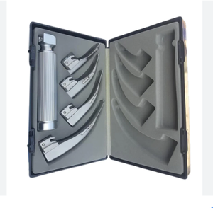 <b>Electric</b> ENT Diagnostic Set Laryngoscope Handle <b>Kit</b> Stainless Steel Surgical Examination Instruments Case ISO13485 Certified - Product Image 3