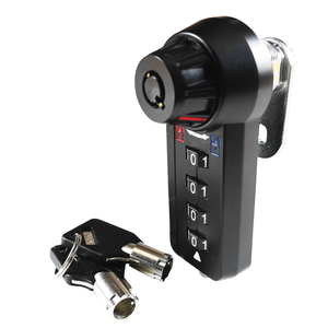 กุญแจล็อคแบบผสมผสาน 4 หลัก ทำจากโลหะผสมสังกะสี สำหรับตู้ล็อกเกอร์โรงเรียนและพนักงาน - Product Image 1