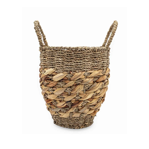 Cesta de mimbre marino con jacinto de agua, artesanal, para almacenamiento y decoración de cocina, de Vietnam, a precio mayorista económico - Product Image 1