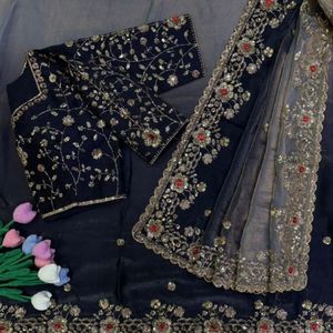 Contemporary Satin Shaded Silk Lehenga Choli <b>Sequins</b> Diamond Work Winter Party Wear Designer Readymade Blouse Wedding - Product Image 1