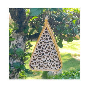 Casa para Abejas de Madera Natural Ecológica a Precio Económico, Hecha a Mano, con Marco de Acero Inoxidable Moderno, Recubierta de Cera Impermeable, Water Phoebe - Product Image 6