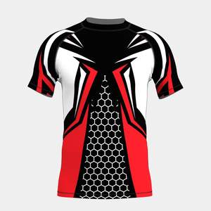 Custom OEM Short Sleeve Rash Guard – Gym & Fitness Compression <b>T</b>-<b>Shirt</b> - Product Image 1