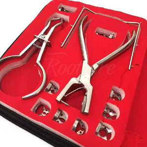 Kit de perforation de diaphragme dentaire en acier inoxydable avec logo personnalisé, à vendre - Product Image 4