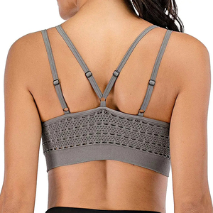 Nuevo sujetador deportivo sin costuras para mujer, de alto impacto, ropa deportiva ajustable para entrenamiento en el gimnasio, servicio OEM. - Product Image 5