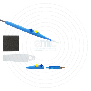 Crayon électrochirurgical jetable à usage unique avec nettoyeur de pointe et étui pour hôpitaux, alimentation électrique, matériau plastique - Product Image 6