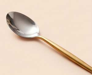 Ensemble de couverts jetables en métal de haute qualité, manche doré, acier inoxydable, moderne, pour la maison, la cuisine, les hôtels, les restaurants, les événements - Product Image 2