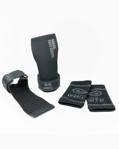 Agarraderas de Gimnasio Personalizadas Bear Komplex de Carbono Negro, Cómodas para Levantamiento de Pesas, Dominadas y Kettlebells, Sin Orificios, para CrossFit - Product Image 5